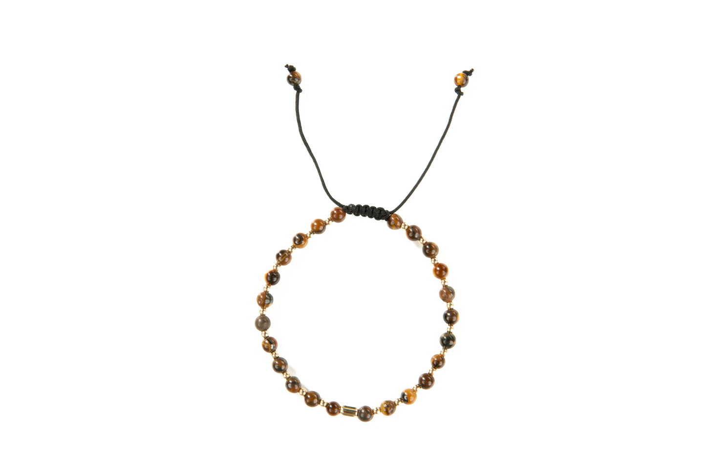 Vaaloor Tiger’s Eye & 14k Gold Accent Bracelet