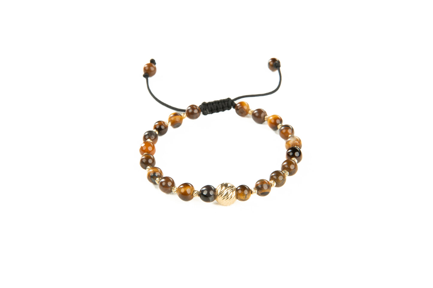 Vaaloor “Golden Tiger” Bracelet – 14K Solid Gold & Natural Tiger’s Eye