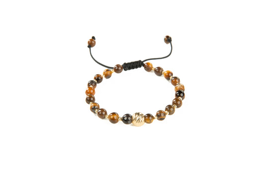 Vaaloor “Golden Tiger” Bracelet – 14K Solid Gold & Natural Tiger’s Eye